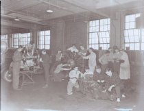 Worcester Boys Trade - Class working on Engines